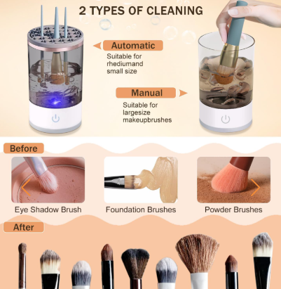 LIMPIADOR DE BROCHAS-PARA MAQUILLAJE